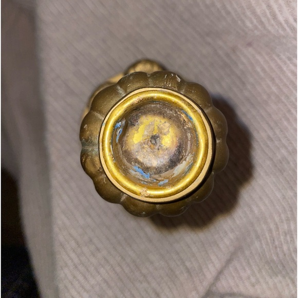 Golden Tassel Candlestick Holder: 1995 Nancy Jacobsen CHRISTMAS AROUND THE WORLD - Picture 4 of 6